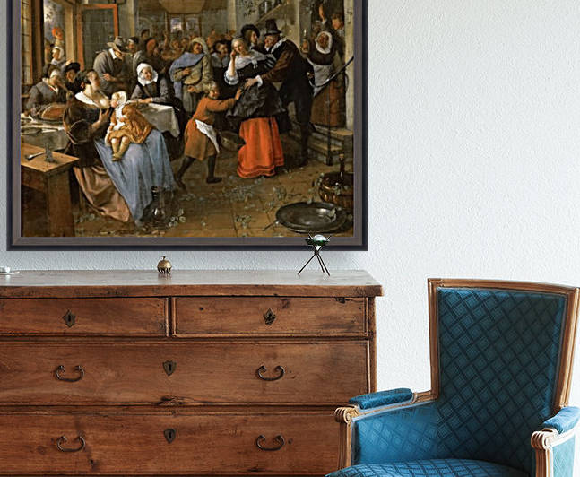 The cheated bridegroom by Jan Steen