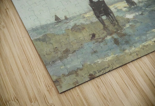 Beach at Scheveningue Jan Weissenbruch puzzle