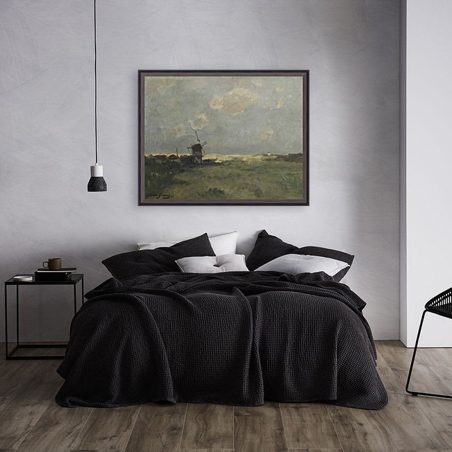 A windmill in the dunes Reproduction