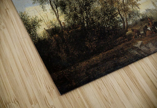 River landscape with ferry Sun Jan van Goyen puzzle