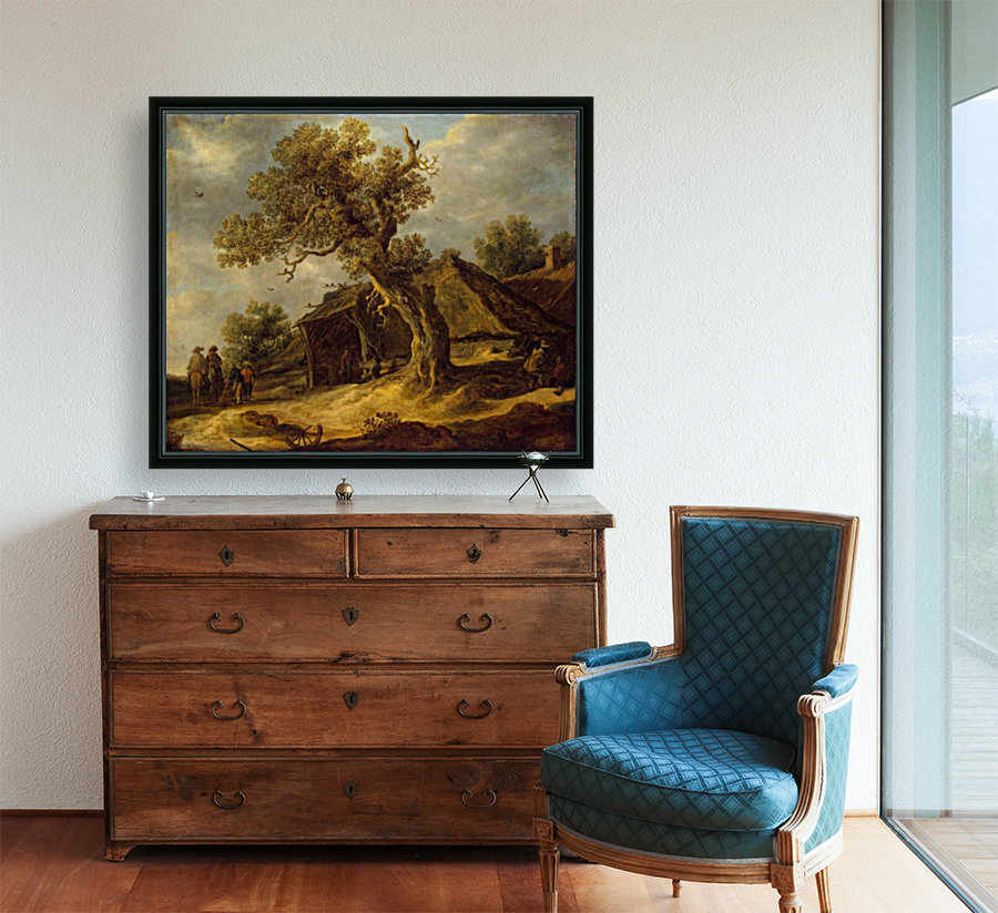Landscape with Oak Reproduction