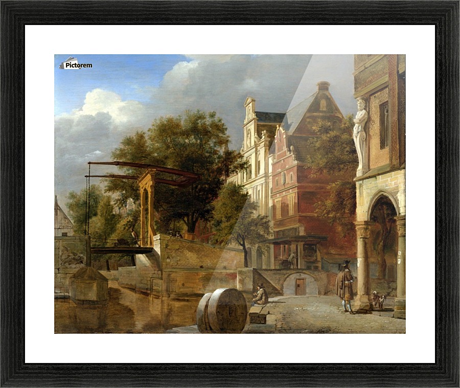 Along the canals Picture Frame print