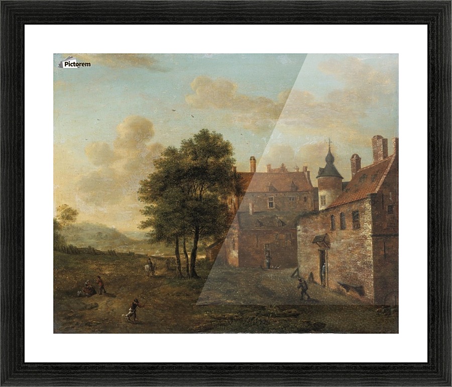 Outside town Picture Frame print