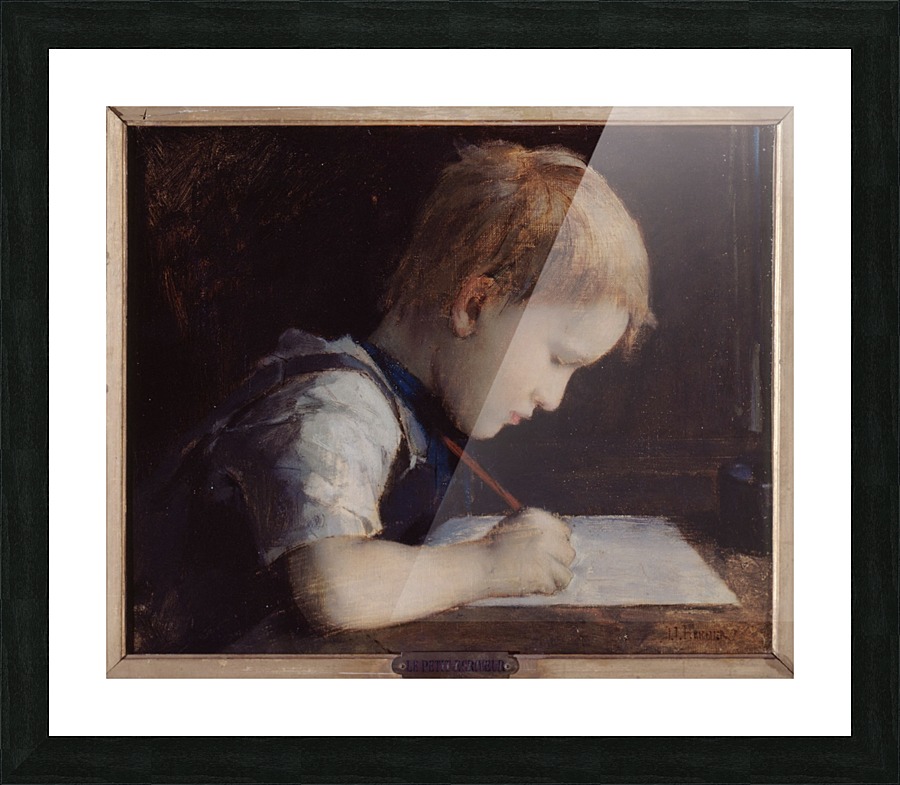 Le petit eriveur Picture Frame print