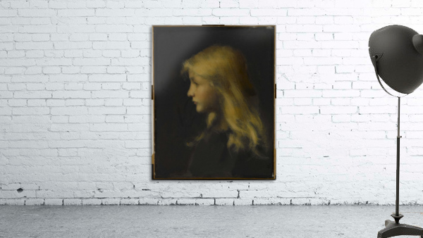 Fillette blonde Wall Preview