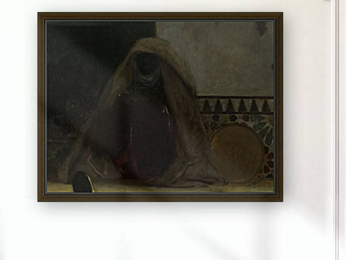 Le jour des funerailles Scene du Maroc by Jean-Joseph Benjamin-Constant