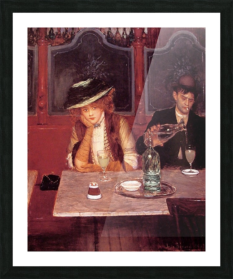 Absinthe Drinkers, 1908 Picture Frame print