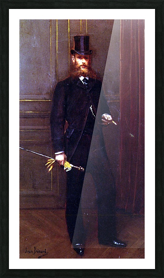 Portrait of a Dandy Picture Frame print