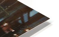 Backgammon at the Cafe HD Metal print