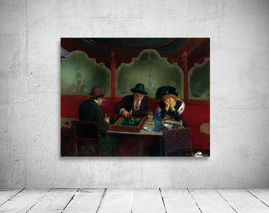 The Backgammon players Wall Preview