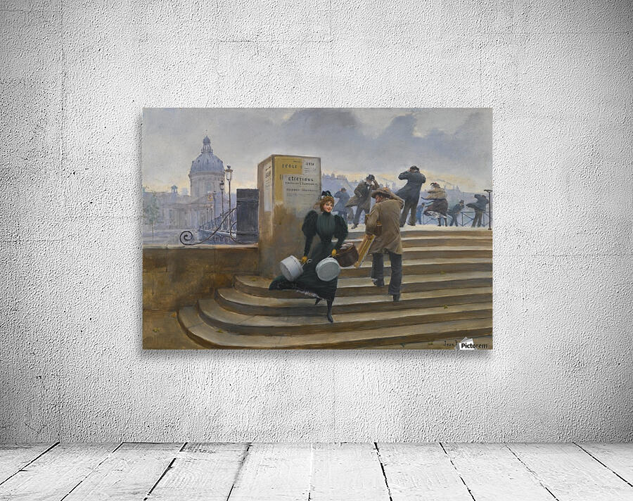 Modiste sur le Pont des Arts Wall Preview