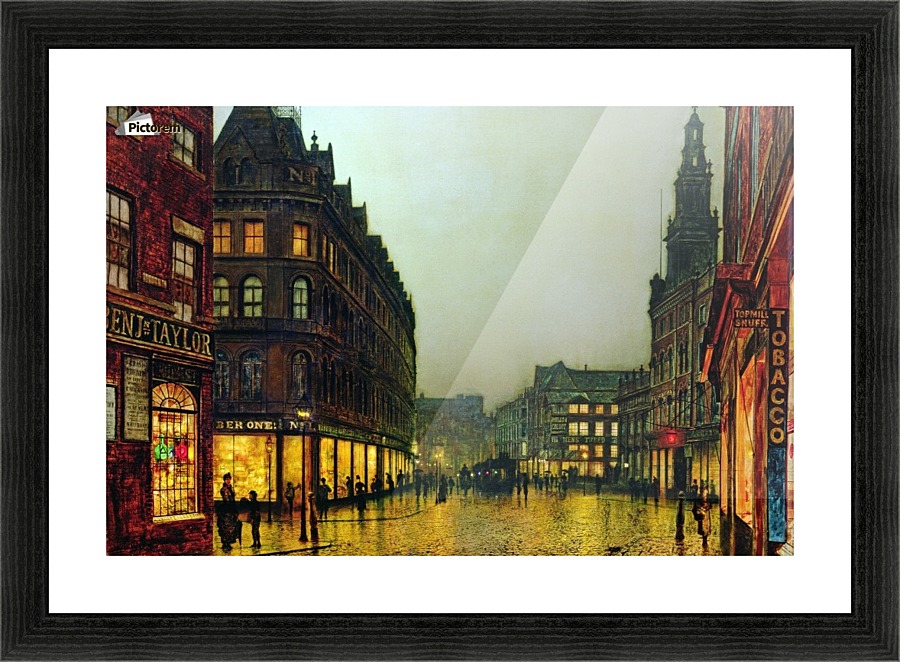 Boar Lane, Leeds Picture Frame print
