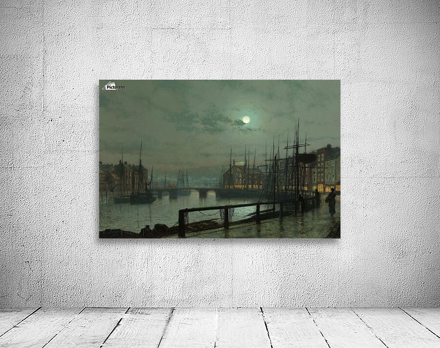 Whitby by moonlight Wall Preview