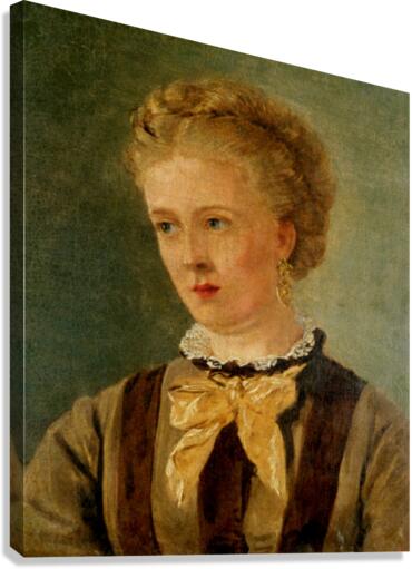 Female Portrait Canvas Print
