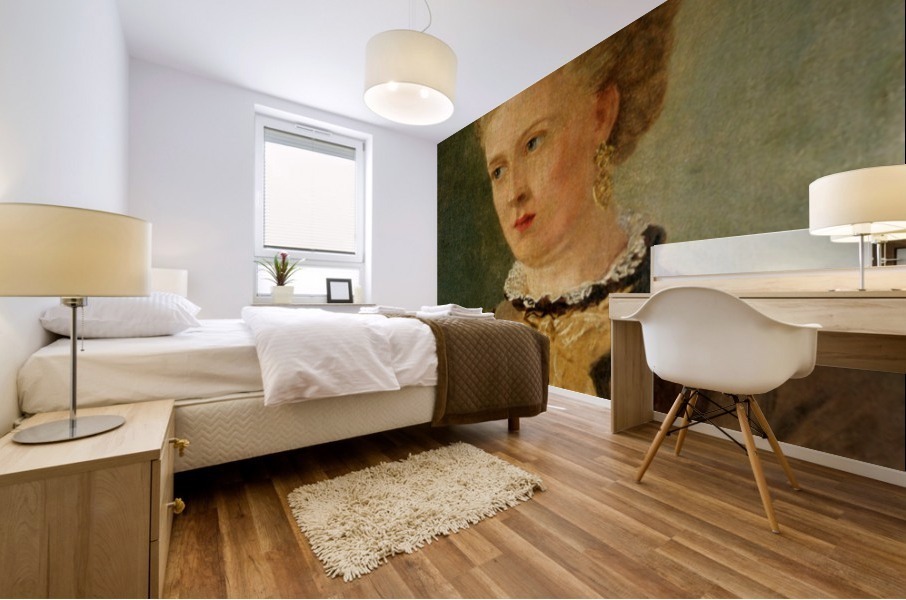 Female Portrait Mural print