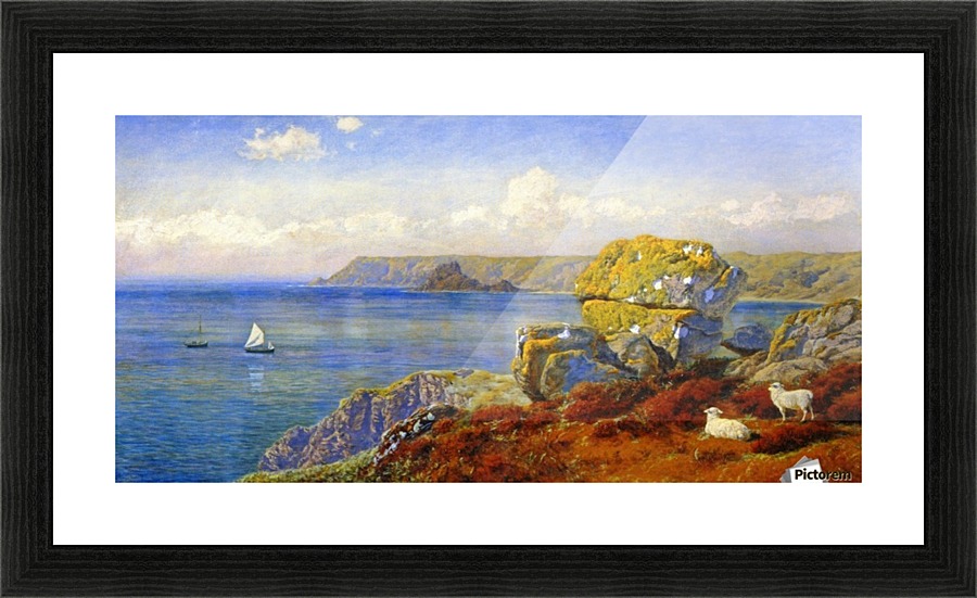 Carthillon Cliffs Picture Frame print