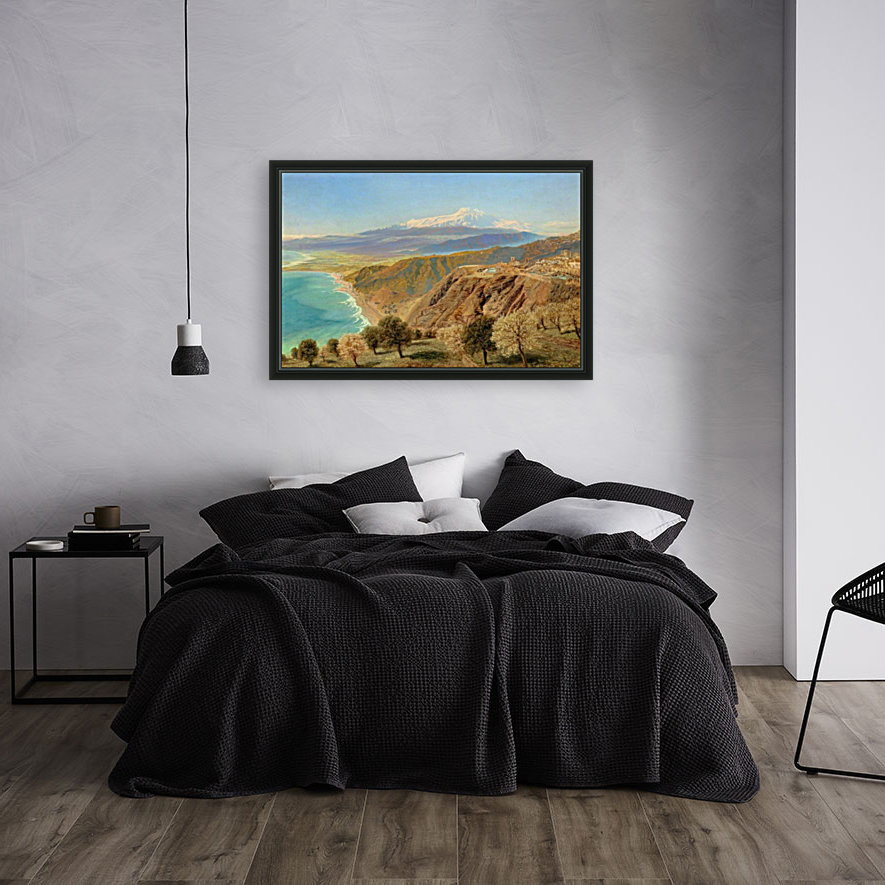Mount Etna from Taormina Reproduction