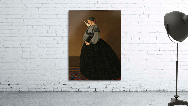 Lady with a Dove Wall Preview