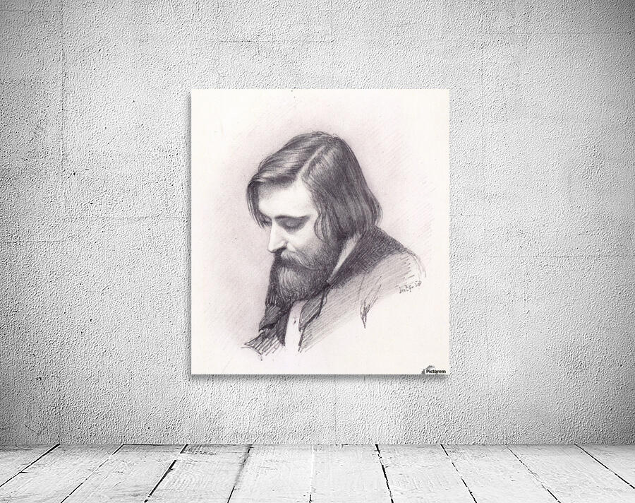 Arthur Hughes portrait Wall Preview