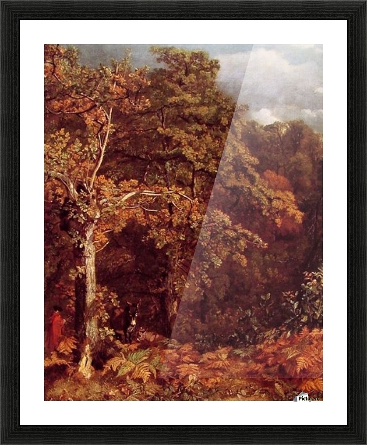 Wooded Landscape Picture Frame print