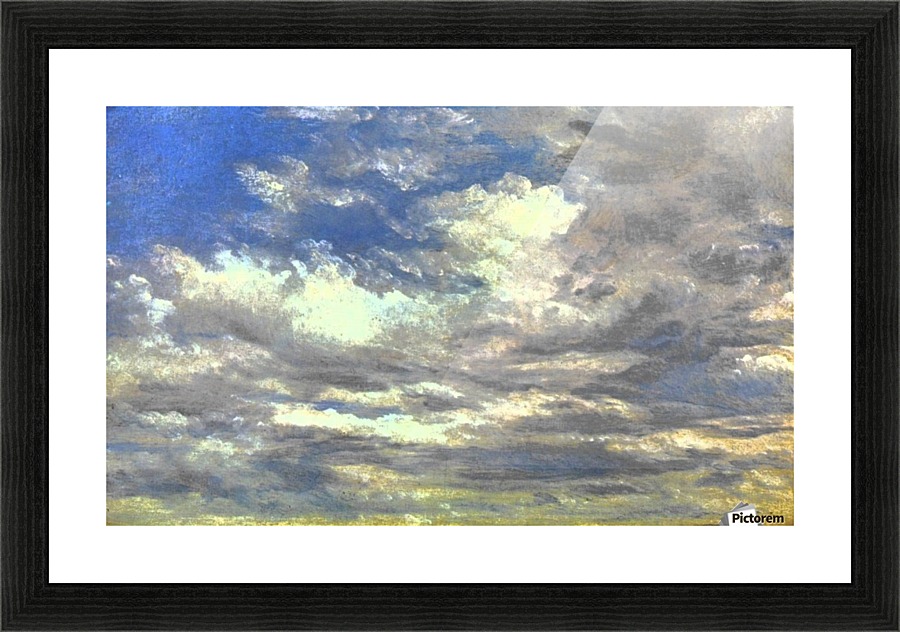 Cloud Study Picture Frame print