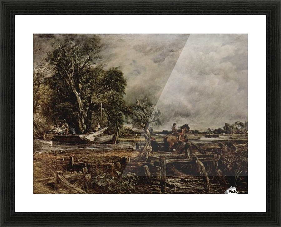 The leaping horse Picture Frame print