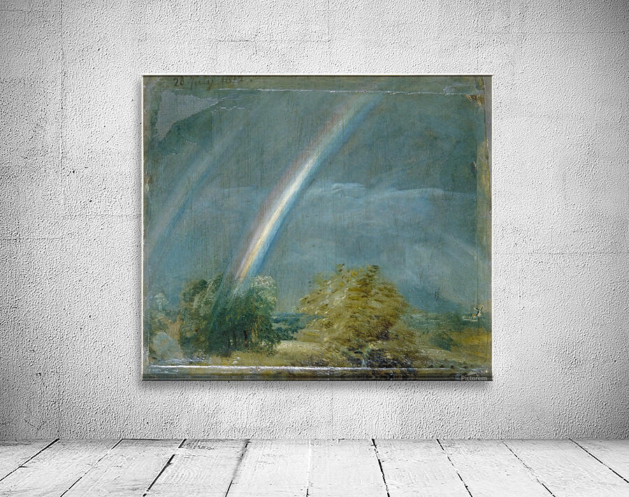 Landscape and Double Rainbow Wall Preview