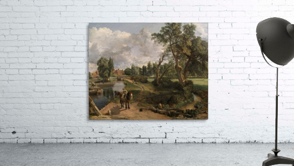 Scene on a Navigable River Wall Preview