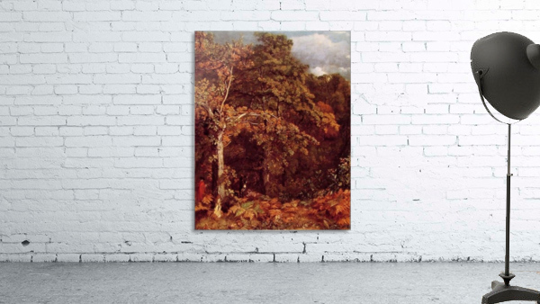 Wooded Landscape Wall Preview