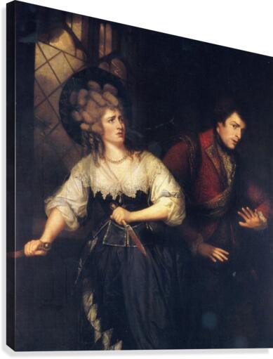 Lady McBeth Canvas Print