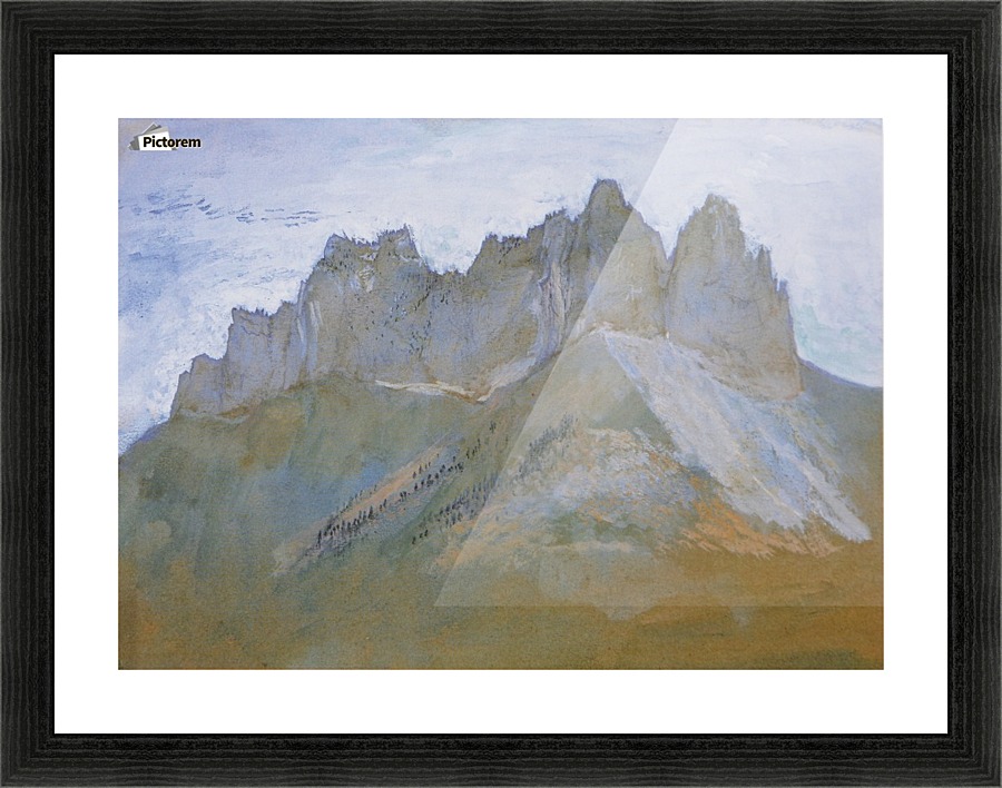 Rochers de Lanfon Picture Frame print