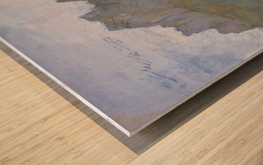 Rochers de Lanfon Wood print