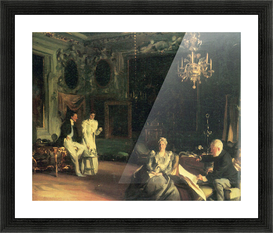 Interior in Venice Picture Frame print