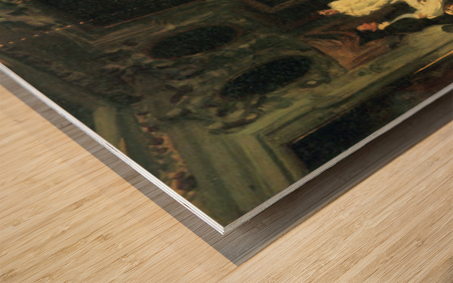 Interior in Venice Wood print