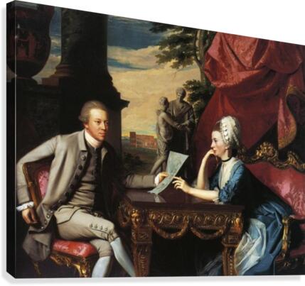 Mr and Mrs Ralph Izard Canvas Print