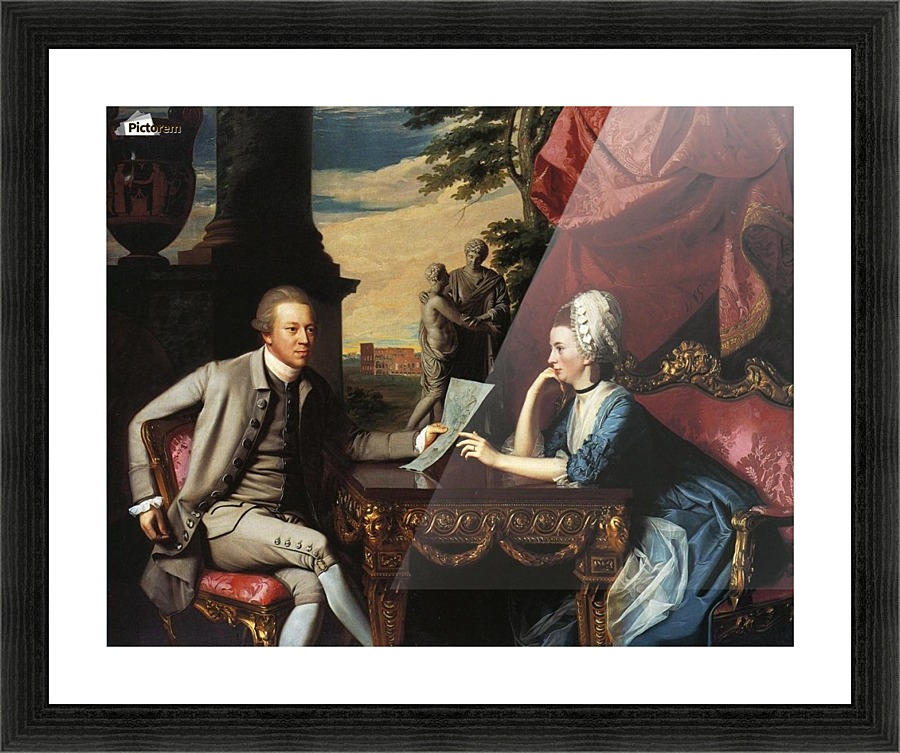 Mr and Mrs Ralph Izard Picture Frame print