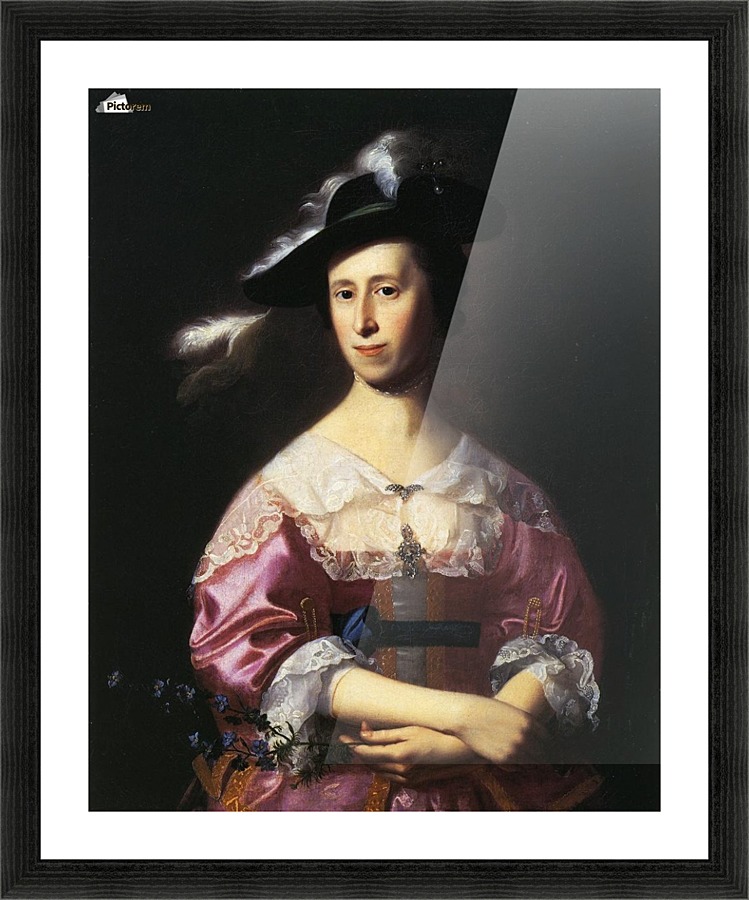 Mrs.Samuel Quincy Picture Frame print