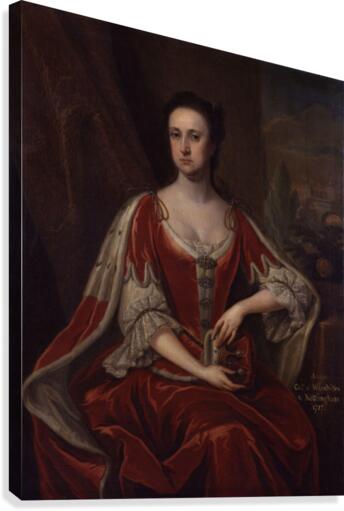 Anne Hatton, Countess of Winchilsea Canvas Print