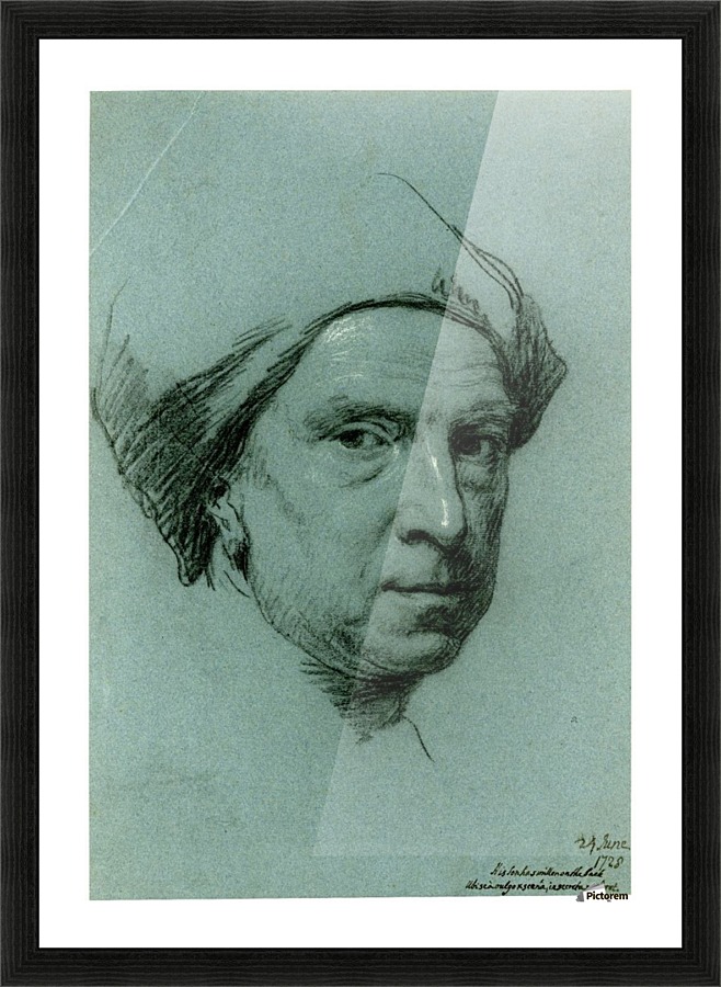 Jonathan Richardson by himself Picture Frame print