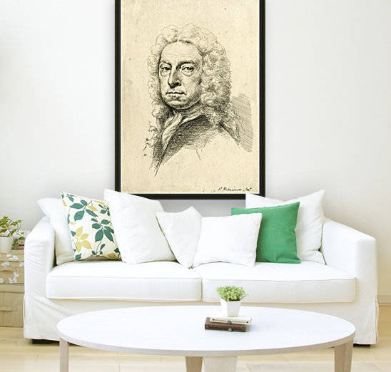 Senior Self-portrait at age 73 by Jonathan Richardson