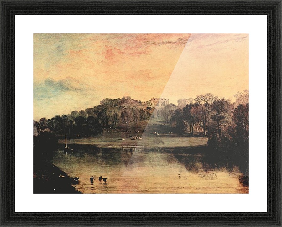 Somer Hill near Turnbridge Picture Frame print