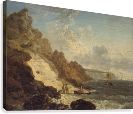 Sand Quarry at Alum Bay Canvas Print