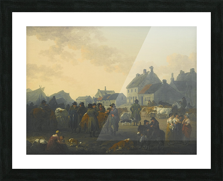 Caesar market day Picture Frame print