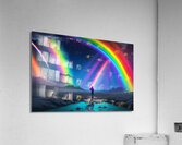 Discovering Rainbow Wisdom Acrylic Print