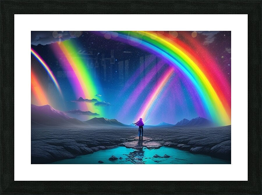 Discovering Rainbow Wisdom Picture Frame print