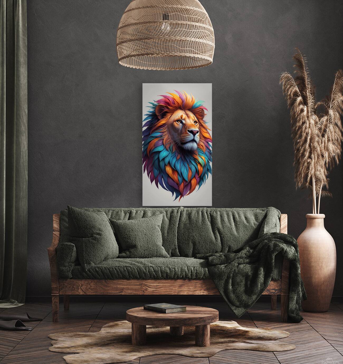 Digital lion  Reproduction
