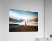 Poolbeg Lighthouse Sunset Dublin Acrylic Print