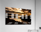 Golden Silhouette Acrylic Print