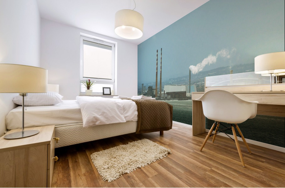 Poolbeg Chimneys Mural print