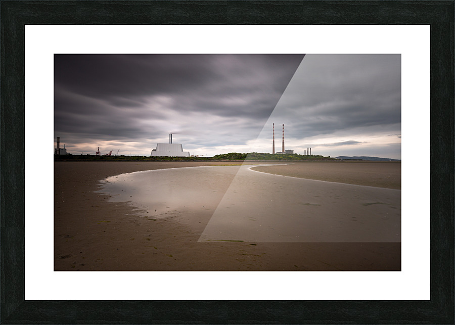 Poolbeg Chimneys Picture Frame print